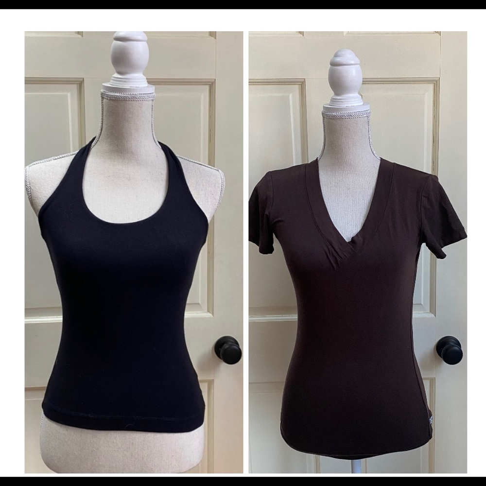 Bundle of Two Be Present Bamboo Tops Small